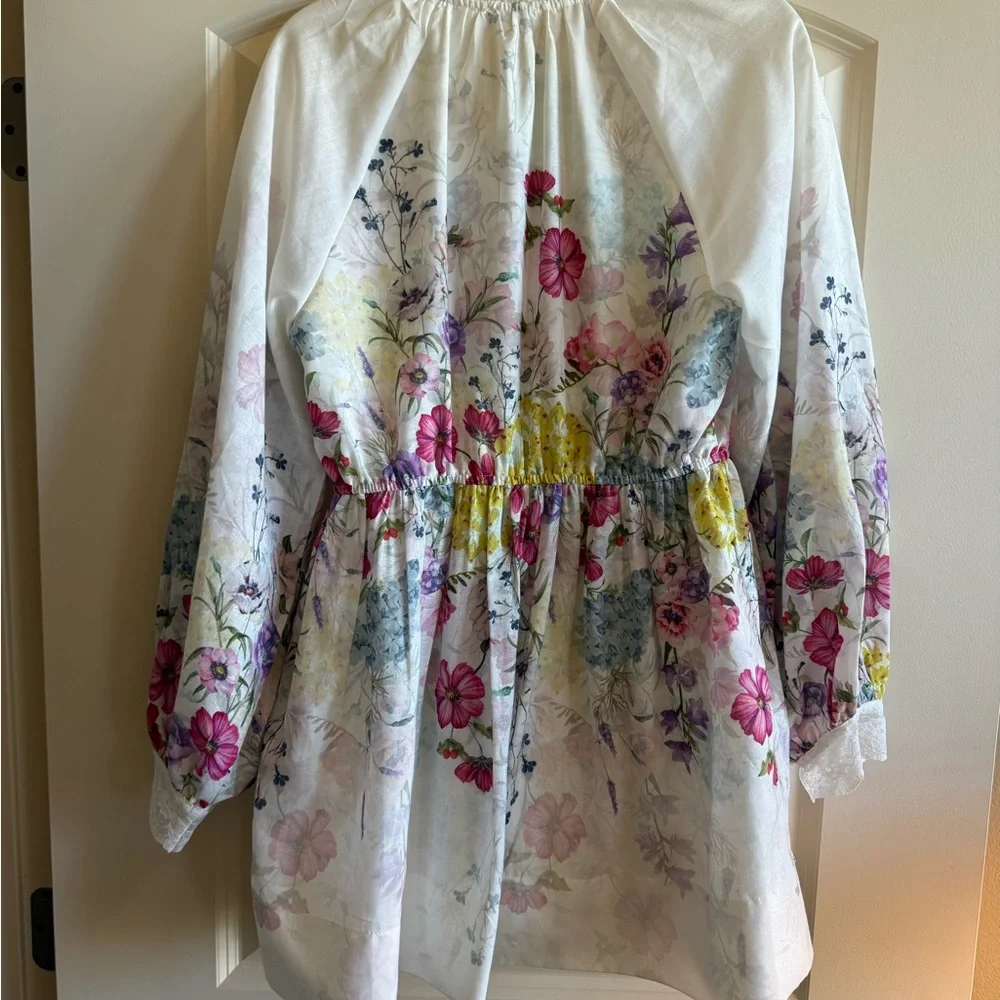 Anthropologie Let Me Be Floral Dress - M - Picture 5 of 5